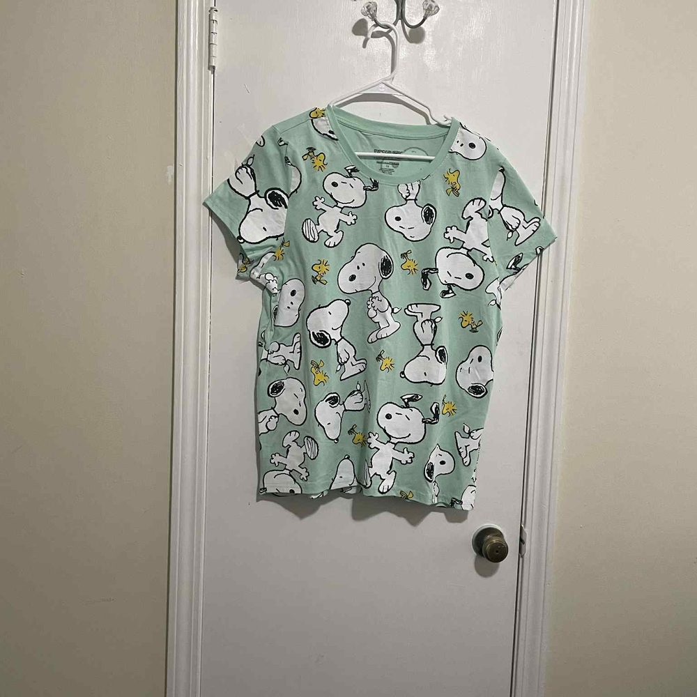 Peanuts Mint Snoopy Tee